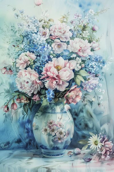 Flowers in a vase by Imagine
