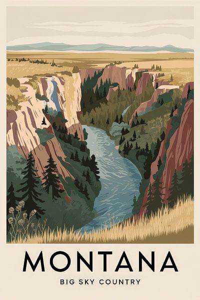 Montana van Poster Art Shop