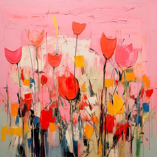 Kleurexplosie in Pastel