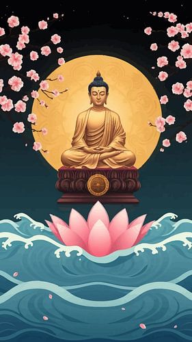 Boeddha / Boeddha Meditatie Lotusbloem