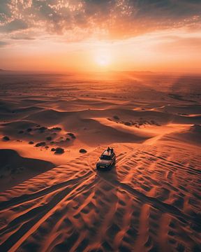 Experience sunrise in the desert by fernlichtsicht