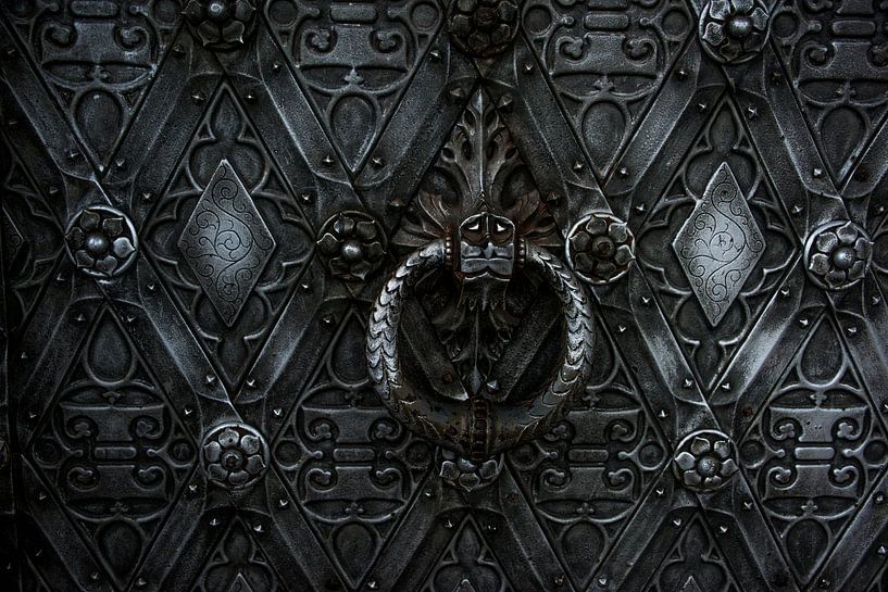 Metal gate of Slot Haarzuilens by Beeldspraak
