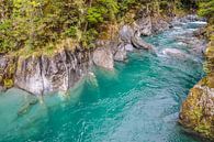 Blue Pools beim Haast Pass, Neuseeland von Christian Müringer Miniaturansicht