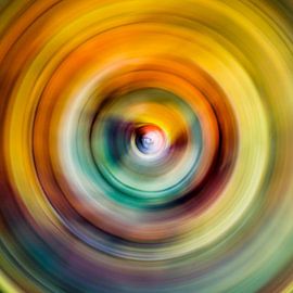 Tanz der Farben im Wirbel der Bewegung von Reinhard Sock