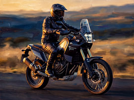 Yamaha Ténéré 700 – In die goldene Stunde von Jan Keteleer