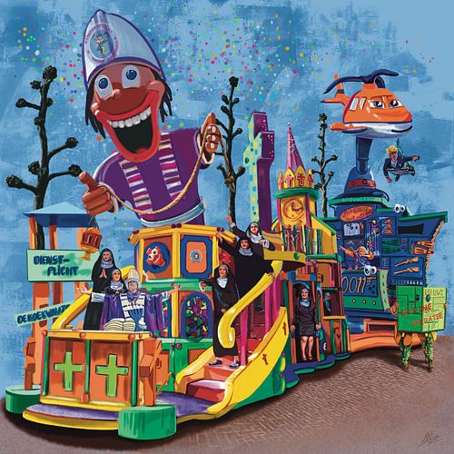 de Kempenoptocht,  Carnaval in Hapert (de Kempen)