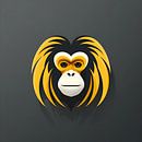 Vectorafbeelding Aap van PixelPrestige thumbnail