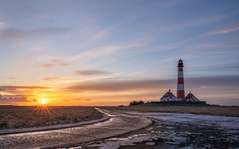 Phare de Westerhever, Frise du Nord, Allemagne par Alexander Ludwig