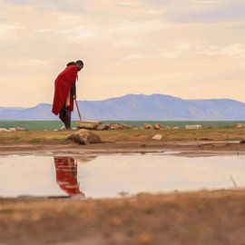 Die Massai im Ngorongoro-Krater von Gladys van Schaijk