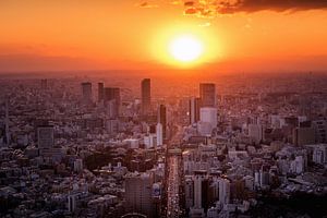 Tokio-Sonnenuntergang 