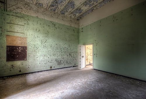 Light in Abandoned Barracks.