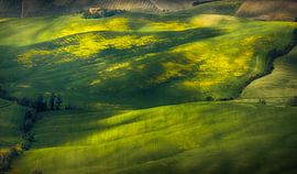 spring in the tuscan hills by patrick verweire