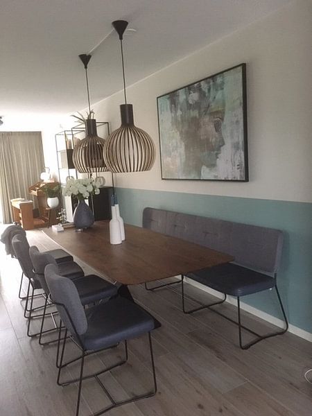 Klantfoto: Angie green van Atelier Paint-Ing, op canvas