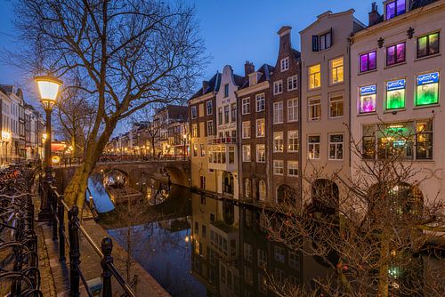 Utrecht Oudegracht Lichte Gaard en Lijnmarkt en Gaardbrug