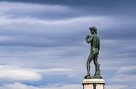 View of the David statue on the Piazzale Michelangelo in Flor by Rico Ködder thumbnail