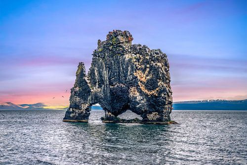 Hvitserkur rock formation in North Iceland