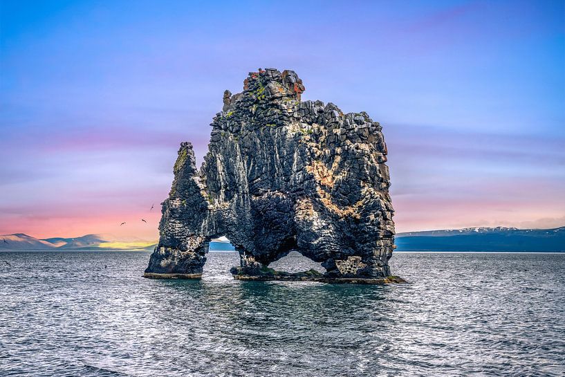 Formation rocheuse Hvitserkur dans le nord de l'Islande par Thilo Wagner