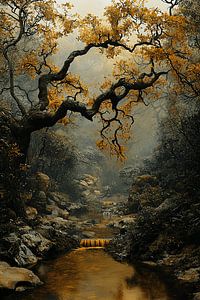Natur und Stille in goldenen Herbstfarben