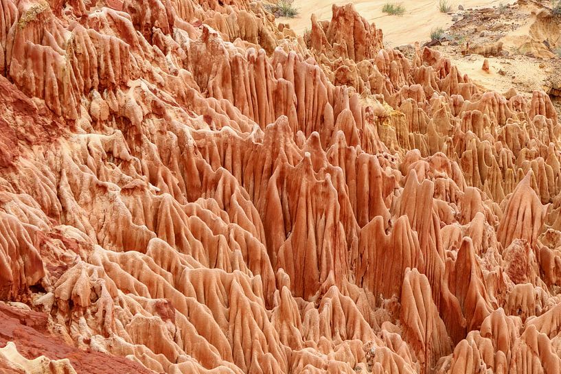Sandstein Formationen im Tsingy Rouge Park auf Madagaskar von Reiner Conrad