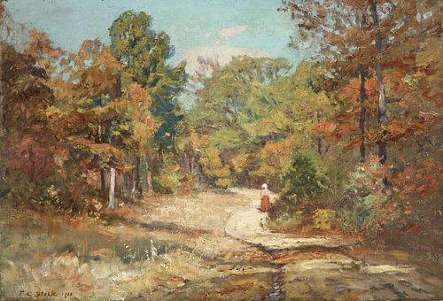 Op de weg naar Belmont, Theodore Clement Steele