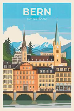 Bern, Schweiz. von Poster Art Shop