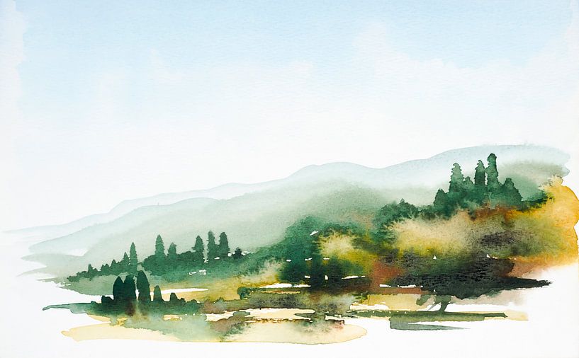 Toscaans platteland van Achim Prill