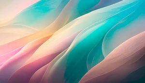 Seide mit Farben