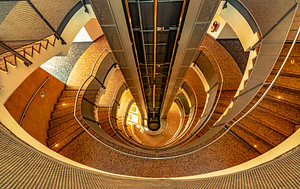 Chemnitz Architektur Treppenhaus