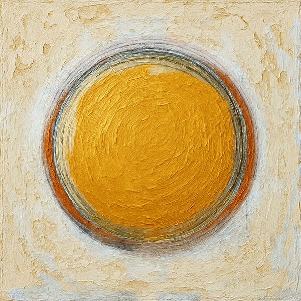 golden dreaming circle 11 by Claudia Gründler