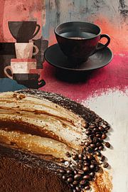 abstract coffee art by Egon Zitter