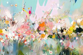Modern abstract in pastel colours by Studio Allee