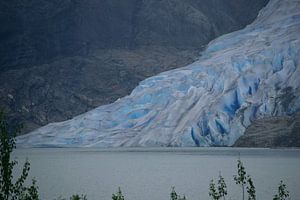 Der Mendenhall-Gletscher rutscht ins Meer