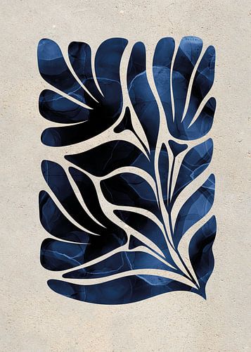 TW Living - Concrete Flower BLUE