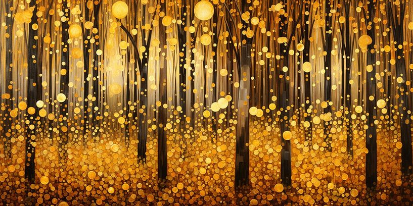 Leuchtender Wald von True Nature Art