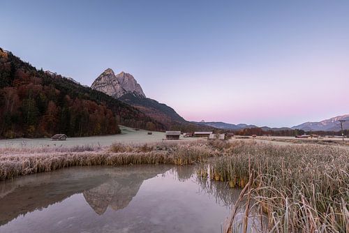 Cold morning in Garmisch-Partenkirchen