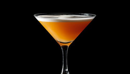 Pornstar martini in glass panorama