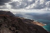 High viewpoint coastal view Lanzarote von Peter van Eekelen Miniaturansicht