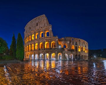 Colosseum Rome vroeg in de morgen van Dennis Donders