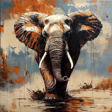 Afrikaanse Olifant van PixelPrestige