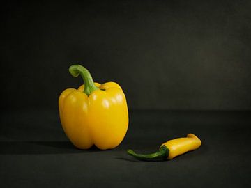 Setje paprika en peper - GEEL van Mariska Vereijken