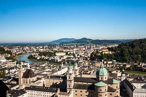 Vue de Salzbourg depuis le Festung Hohensalzburg