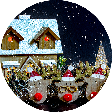 Kerstmis Concept : Het Kersthuis van Michael Nägele
