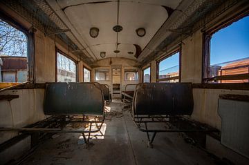 Tweede klas treincoupé van shoott photography