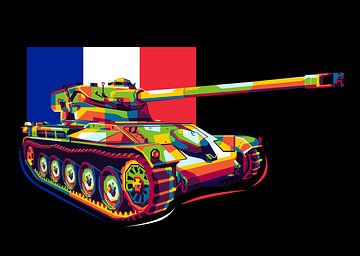 AMX-13 in WPAP Illustratie van Lintang Wicaksono