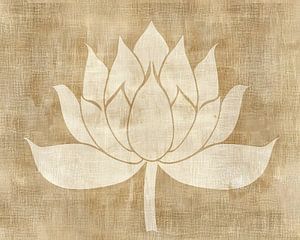 Lotus Malerei | Glattes Blütenblatt Flüstern