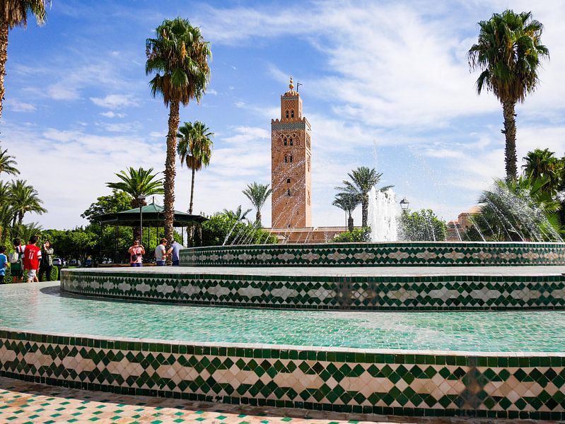 Springbrunnen Marrakesch von Déwy de Wit