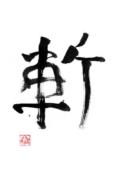 zan kanji black von Péchane Sumie