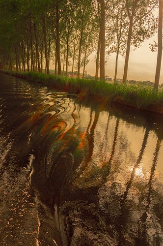 Genieten op het water, meedrijven met de stroom