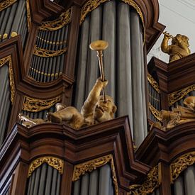 Organ detail - Lutherse Kerk, The Hague by Rossum-Fotografie