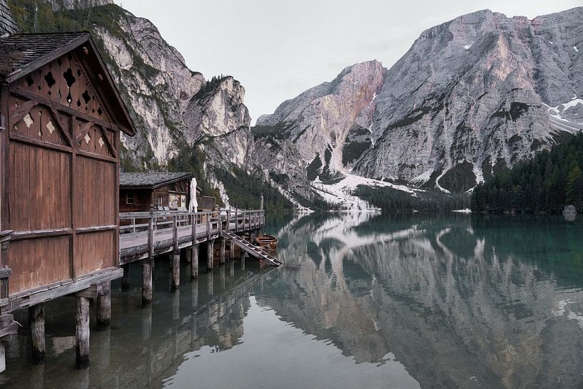 Lago di Braies - Italy by Gerard Van Delft